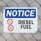 Signmission Diesel Fuel OSHA Notice Sign, Plastic, 14in W x 10in L, 2PK OS-2PACK-NS-P-1014-L-15408 - alternate 4